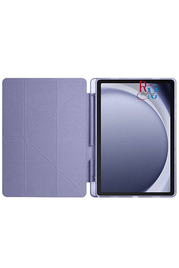 Samsung Galaxy Tab S10 Plus 12.4 inç Uyumlu Standlı Kılıf Dokunmatik Kalem ve Klavye Mouse 3 lü Set - 2