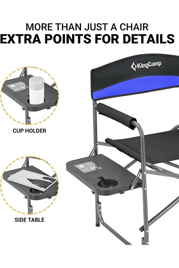 FOLDING DRECTOR SANDALYE BLUE - 4