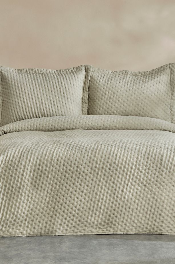 Breeze Soft Tek Kişilik Yatak Örtüsü Adaçayı - 1