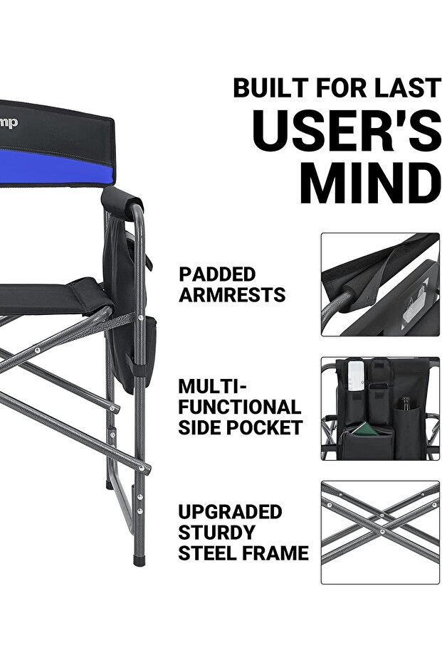 FOLDING DRECTOR SANDALYE BLUE - 3