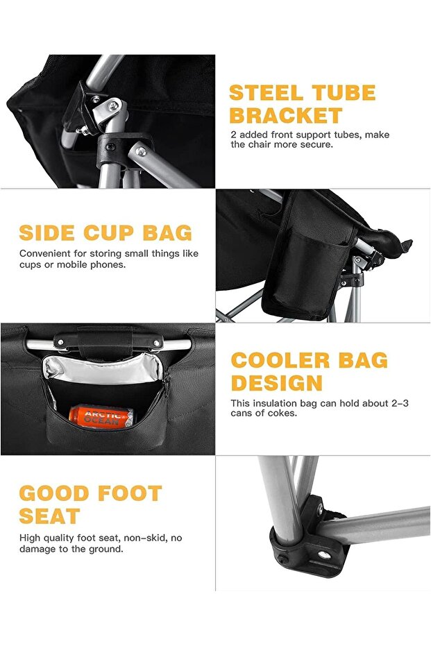 MOONGAZER SANDALYE (BLACK/GREY) - 4