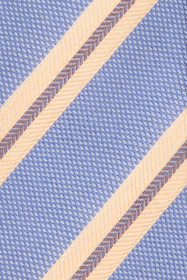 MAVİ BEJ KRAVAT - 3