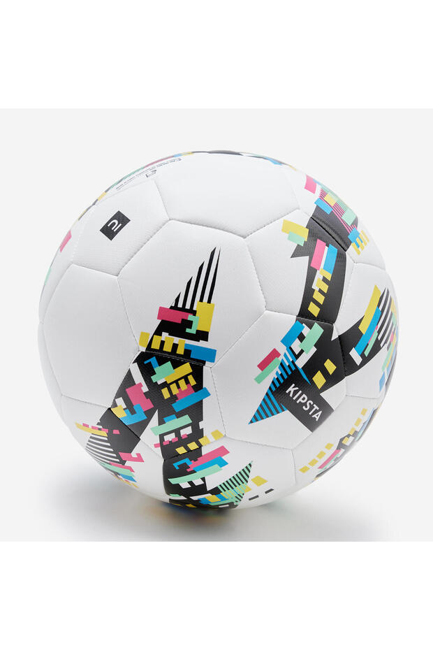 Kipsta Öğretici Futbol Topu - 5 Numara - Beyaz / Siyah - Learning Ball - 2