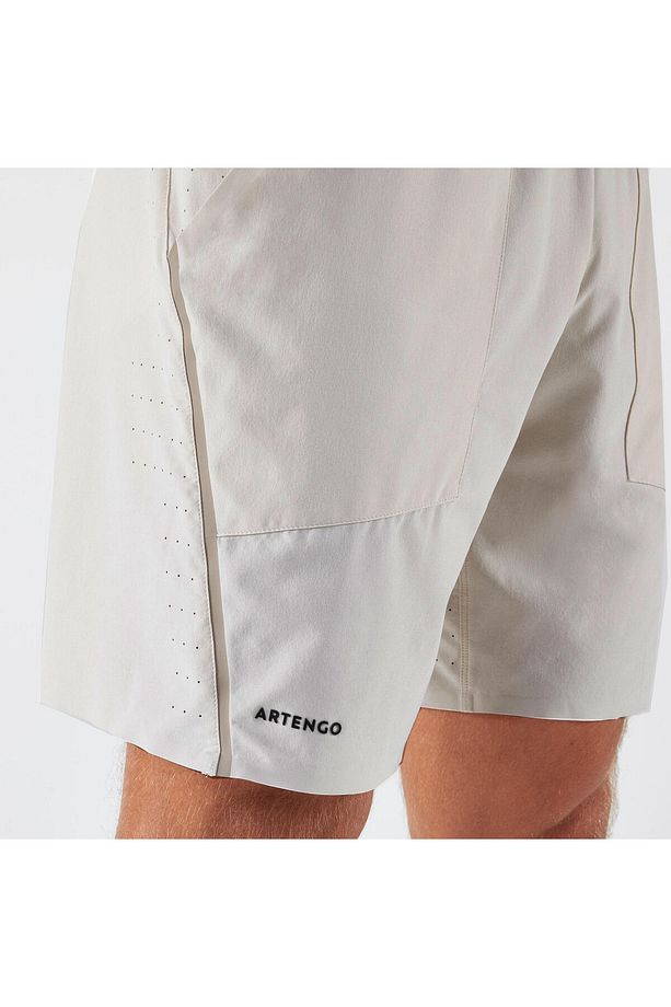 Artengo Erkek Tenis Şortu - Bej - Dry - Gaël Monfils - 5