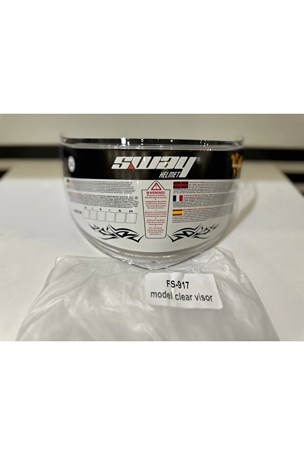 Kask Camı Sway 917 Şeffaf - 4
