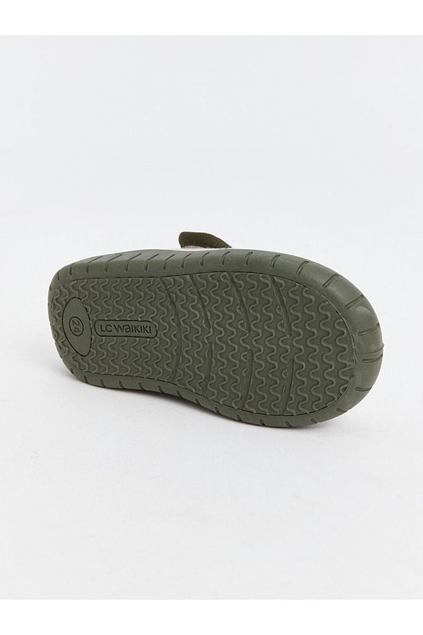 LCW STEPS Bej Nakışlı Erkek Bebek Panduf - 4