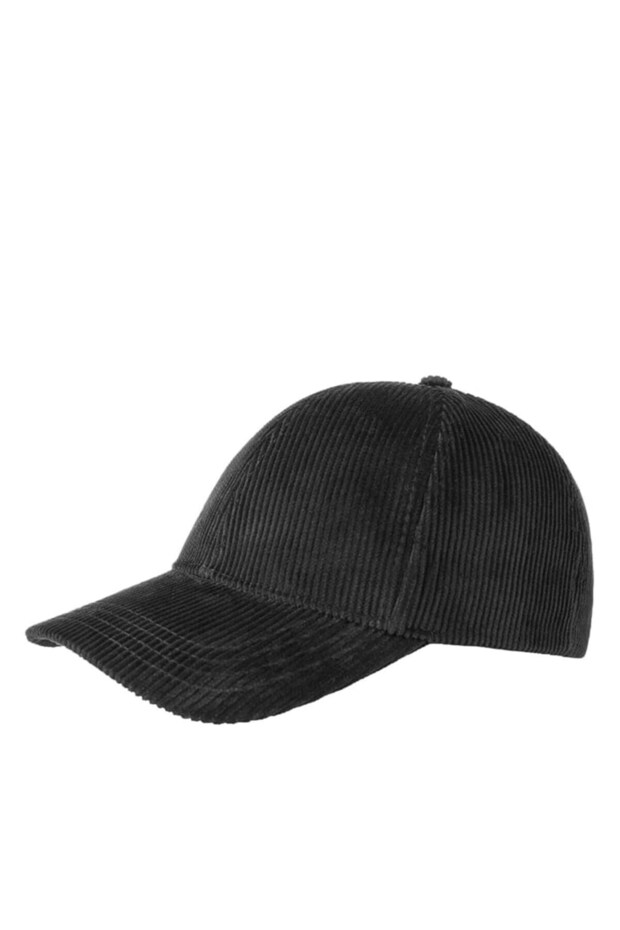 Black Velvet Women's Hat Corduroy Baseball Cap