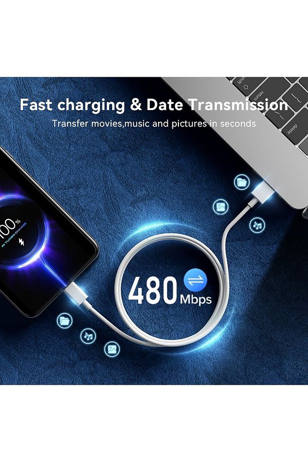 Type-c 67w (WATT) Turbo Hızlı Şarj Aleti Adaptörü Kablo Set Samsung Xiaomi Uyumlu - 8