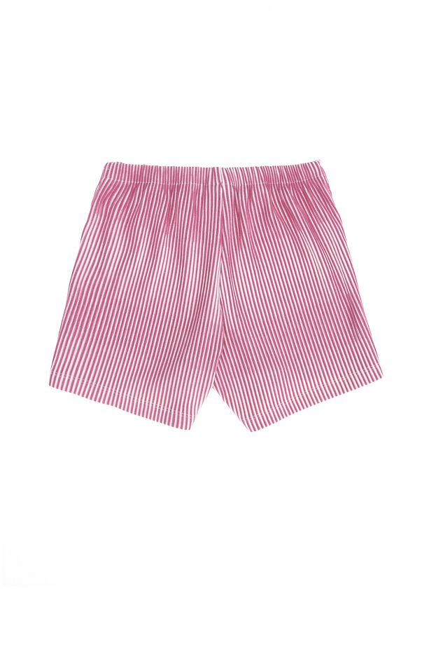 Çocuk Pembe Örme Şort 50270081-VR041 - 2