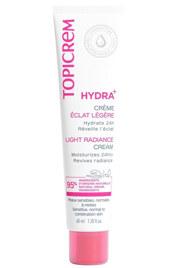 Topicrem HYDRA+ Light Moisturizing Radiance Cream 40ml - 1