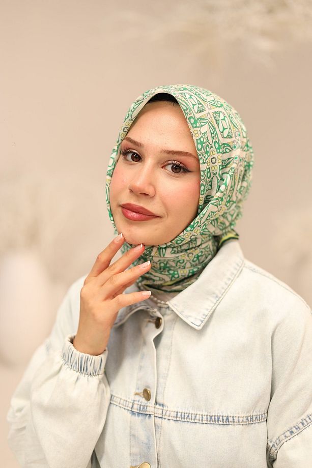Kilim Desen Soft Pamuk Eşarp - 2