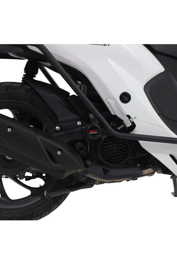 Gp Kompozit Honda Dio 2021-2024 Uyumlu Egzoz Koruma Takozu Siyah - 2