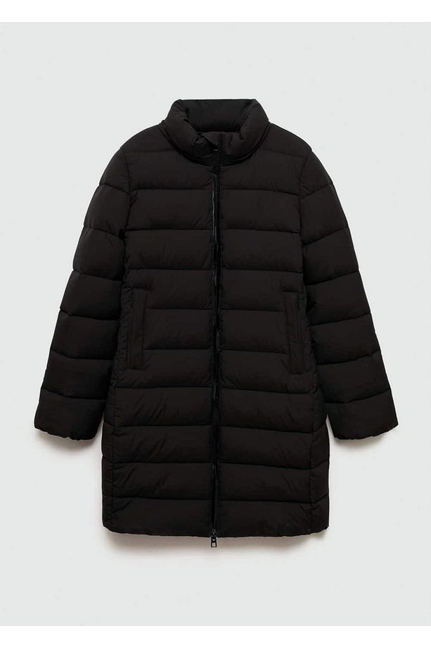 Kapüşonlu kapitone anorak - 5