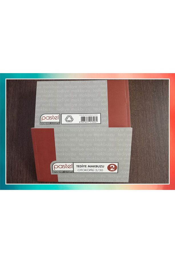 Tediye Makbuzu 2/50 (A5) Ölçüsü: 14x20 cm, Otokopili 1 Asıl 1 Suret 2 Nüsha 2 Adet - 2