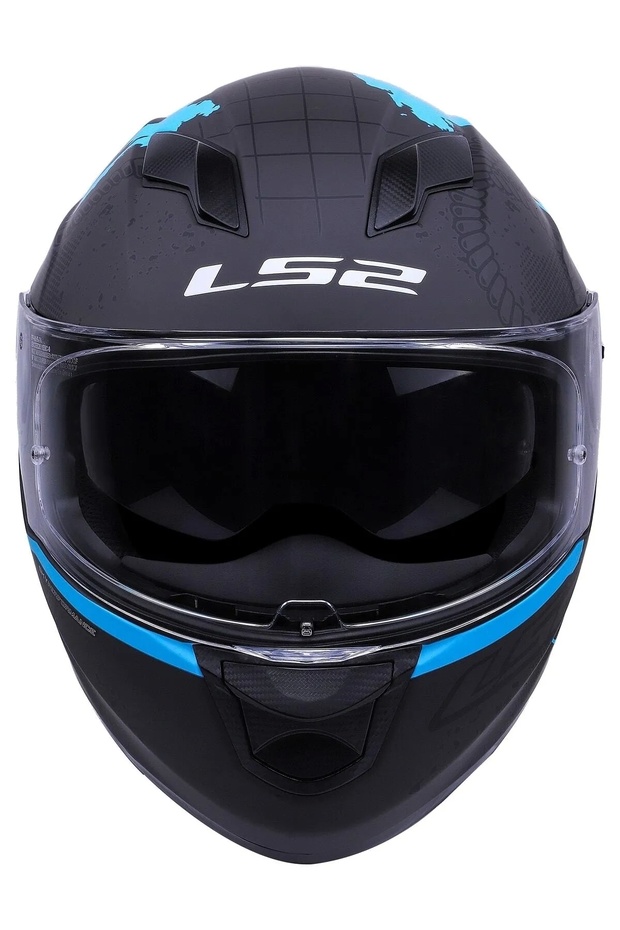 STREAM EVO VIATOR MAT SİYAH-MAVİ KASK - 3