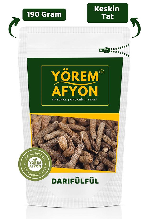 Yörem Afyon Baharatların Kralı El Seçmesi Darıfülfül, Uzun Biber, Tiflis Biberi | 190Gr. - 1