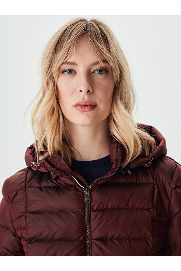 Şişme Kırmızı Mont - 5