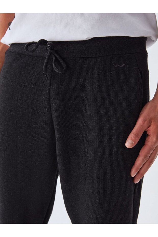 Ribanalı Antrasit Eşofman - 6