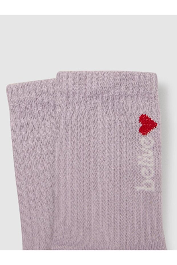 Soket Mor Çorap - 3
