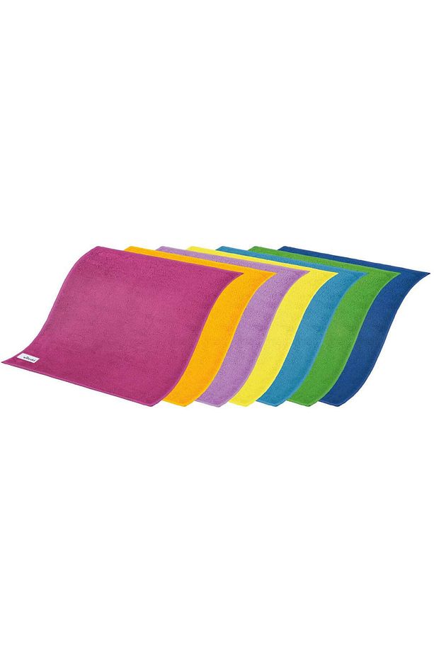 10 Paket 8 Li %100 Mikrofiber Colors Temizlik Bezi - 5