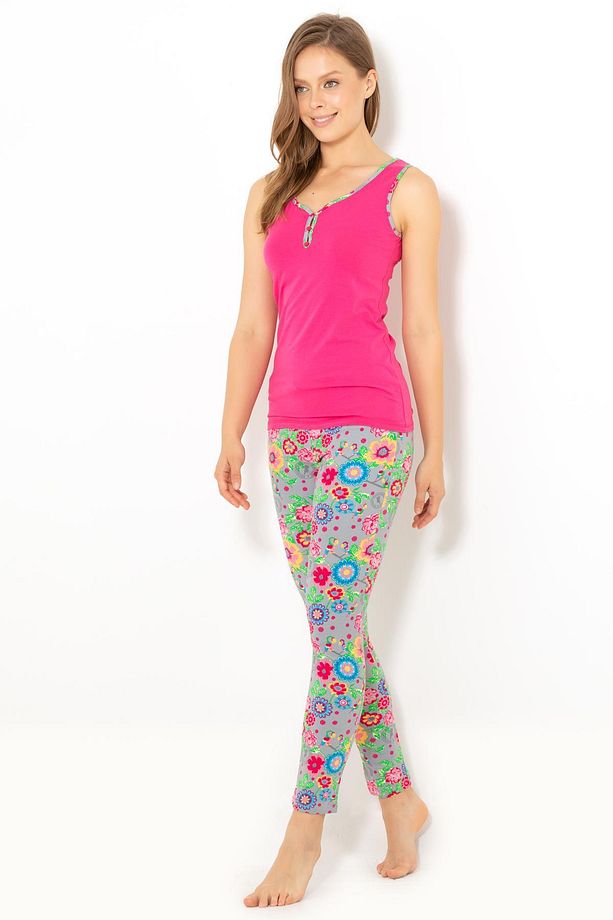 Kadın Pembe Amazon Pijama Takımı - 3