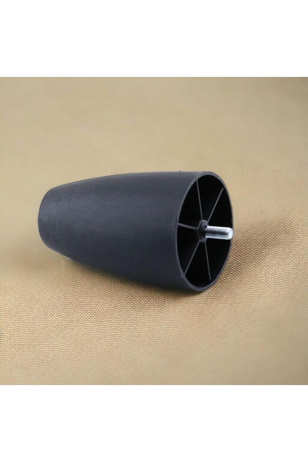 4 Adet Vidalı (M8 INCE DİŞ) 12 Cm (SİYAH) Plastik Mobilya Yükseltici Koltuk Kanepe Ayağı Ayakları - 8