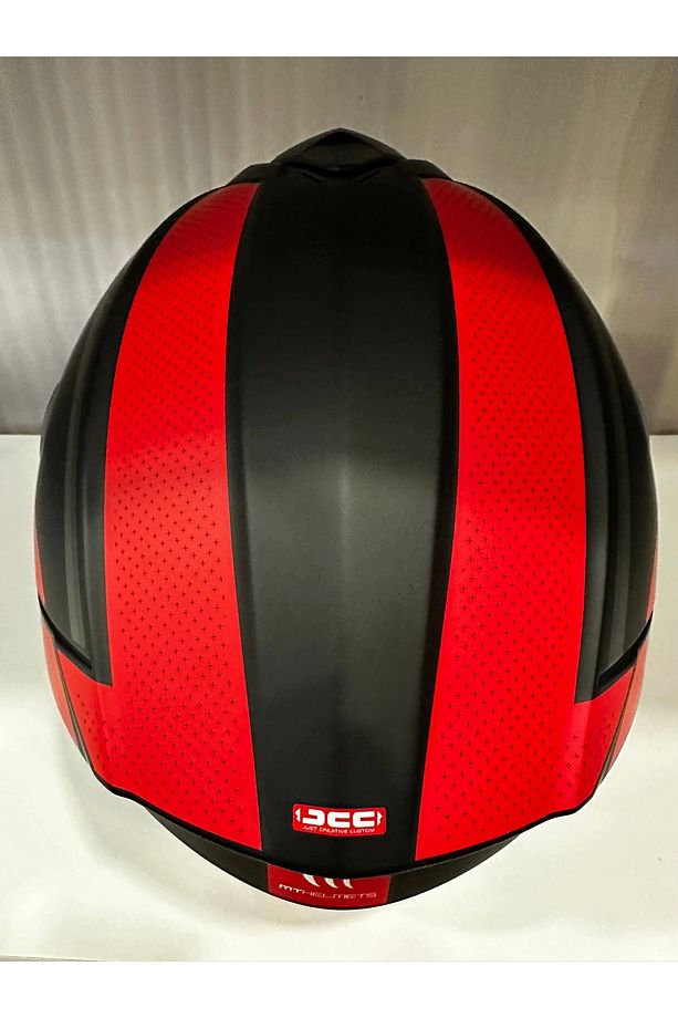KASK MT GENESİS SV CAVE A5 ÇENE AÇILIR MAT SİYAH/KIRMIZI - 5