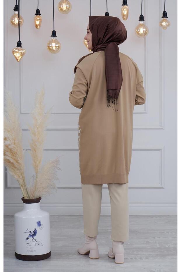 İNVEE Hırka 6891 Camel - 2
