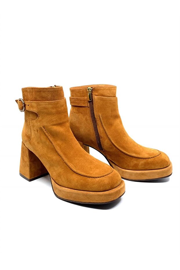 Zeppa Taba Süet Kadın Bot - 3