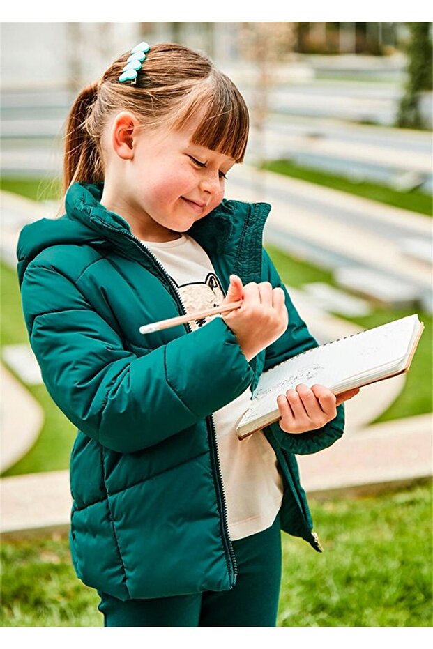 Kız Çocuk Basic Mont Yeşil 415 - 1