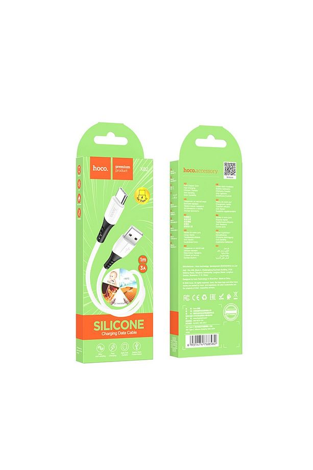 X82 3a Type-c To Usb Iphone Android Uyumlu Hızlı Şarj Veri Kablosu Beyaz 1 Metre - 8