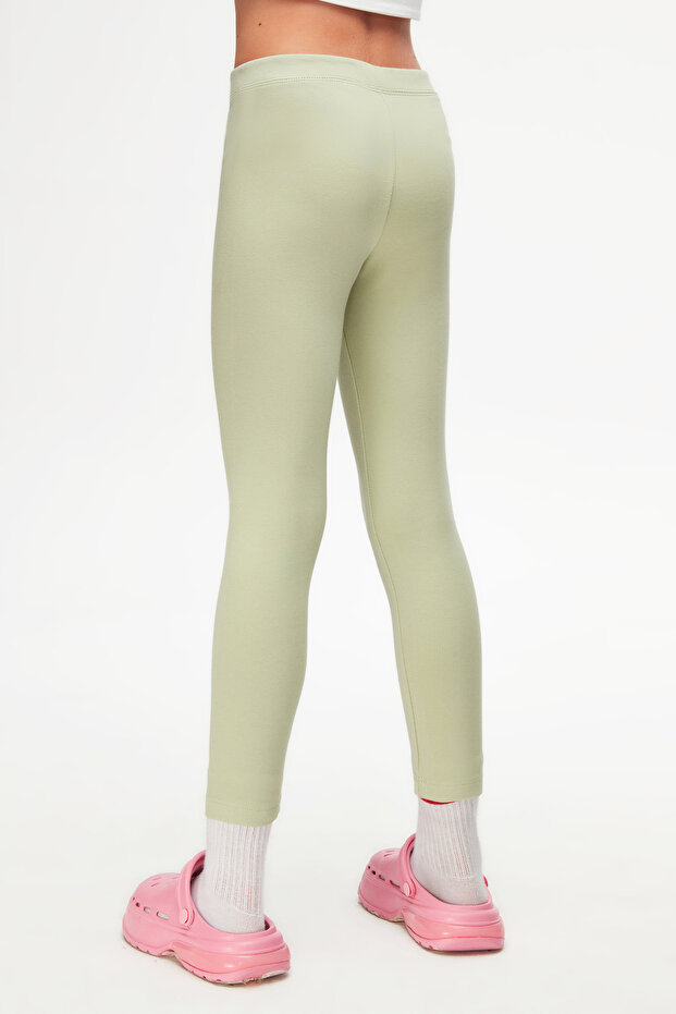 الجوارب الأساسية الشتوية الخضراء للفتيات - 4