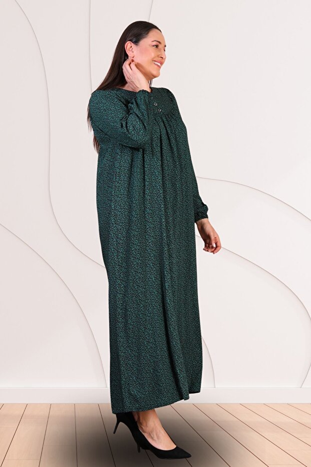 Rochie lungă de vară mărime mare - model crocant - 6