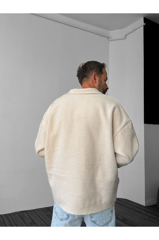 Bej Basic Kaşe Sweat G-5554 - 4