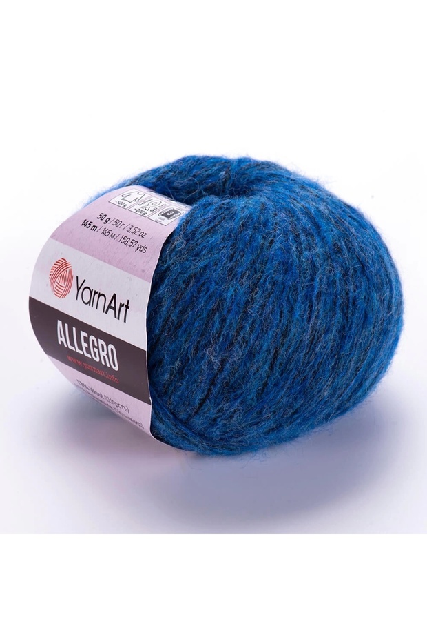 Yarn Art Allegro 709 Dark Blue Melange Hand Knitting Yarn