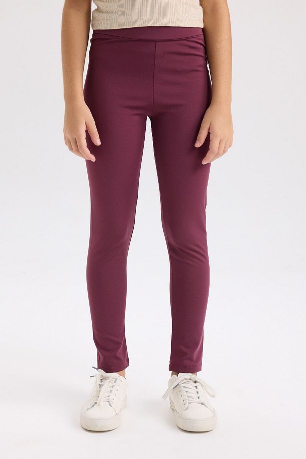 Kız Çocuk Basic Düz Tayt E0002A824WN - 4