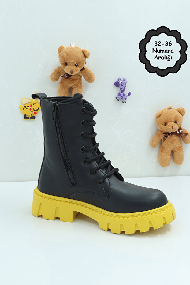 Unisex Warm Lined Chunky Non-Slip and Comfortable Sole Children's Winter Boots Winter Kids Boots
