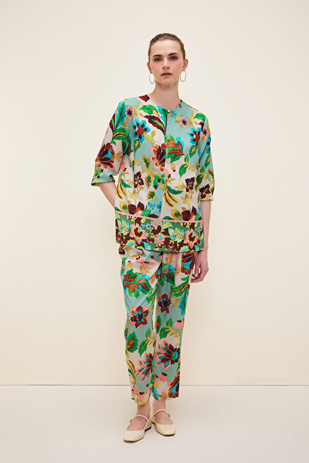 Patterned Blouse - 3