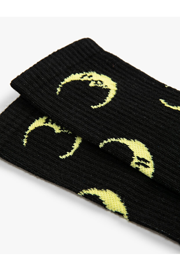 Socket Socks Moon Embroidered - 3