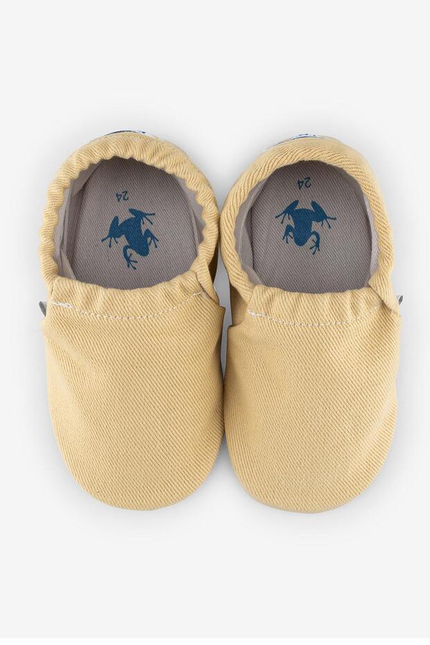 Recycled Canvas Hyper Eco Yellow Barefoot Booties (Gift Set)