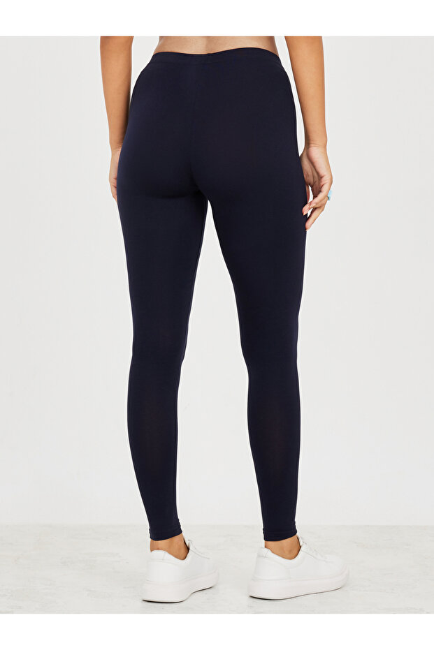 طماق الخصر المرنة الأساسية - 4