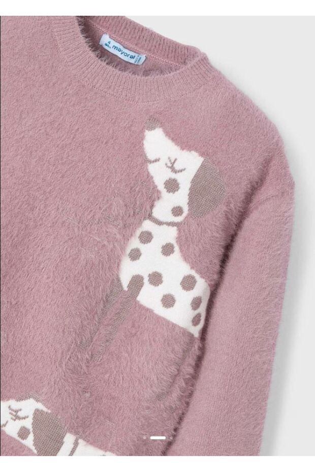 köpekli örme kazak 4356 - 2