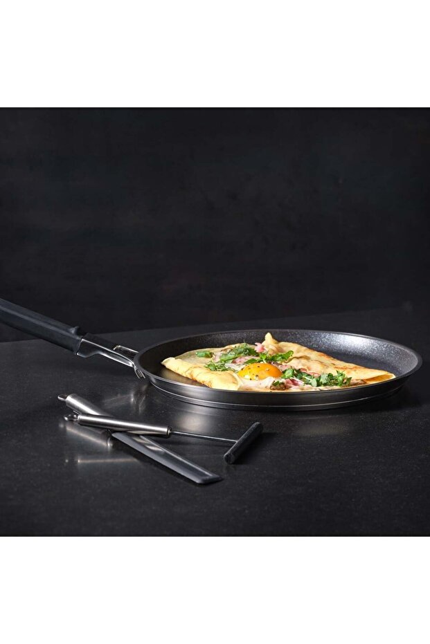 Crepe Pan "silence Pro" 28 Cm, Proresist Non-Stick Coated - 2