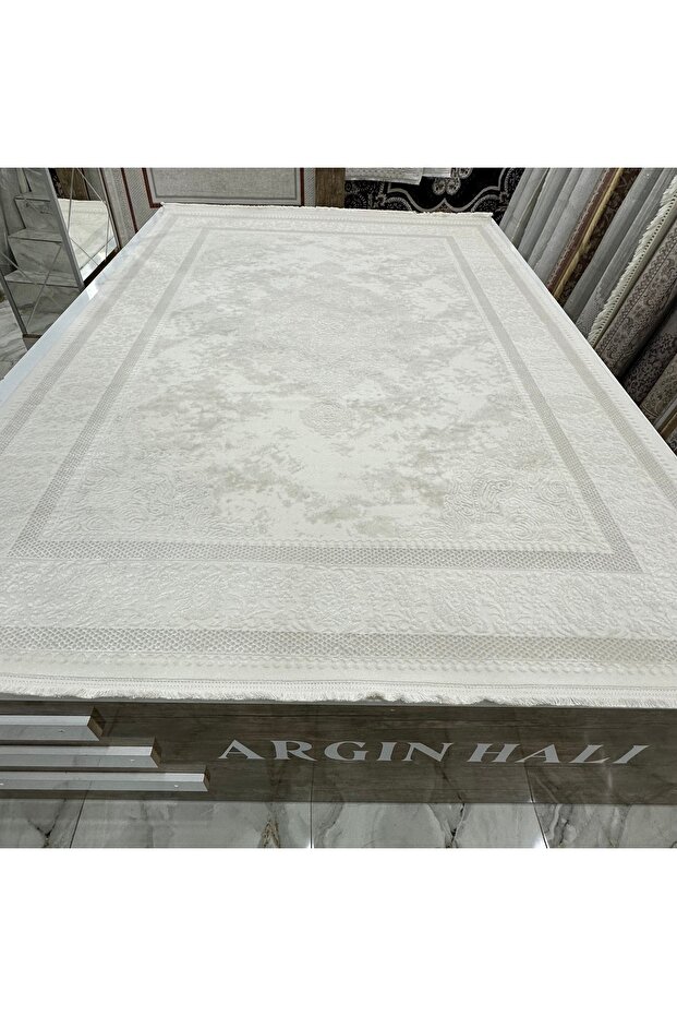 Bambu Halı %100 - Bej Argın Halı - 1