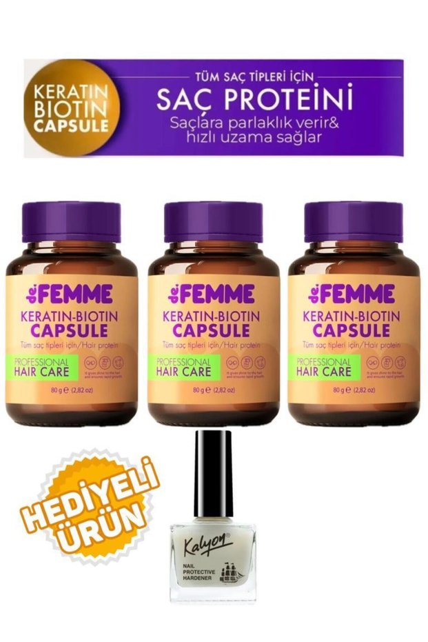 Hair Care Protein 3 Pieces + Callet Nail Strengthener