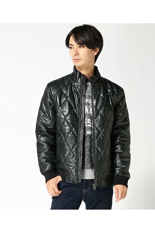 QUILTED PU LEATHER J - 1