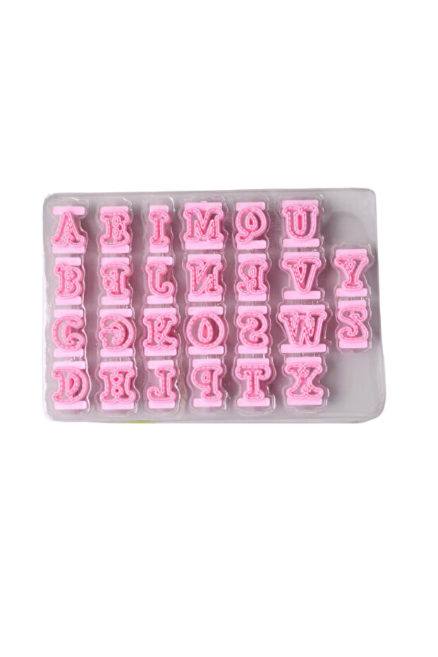 Plastic Italic Letter Set (A-Z)