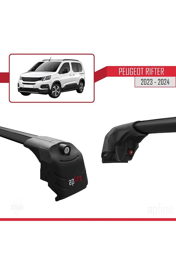 Peugeot Rifter 2023 Ve Sonrası Ile Uyumlu Ace-2 Ara Atkı Tavan Barı Siyah 2 Adet - 4
