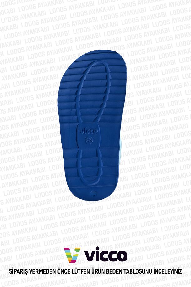 Krixi Model Erkek Bebek ve Çocuk Sandalet Saks Mavi - 4