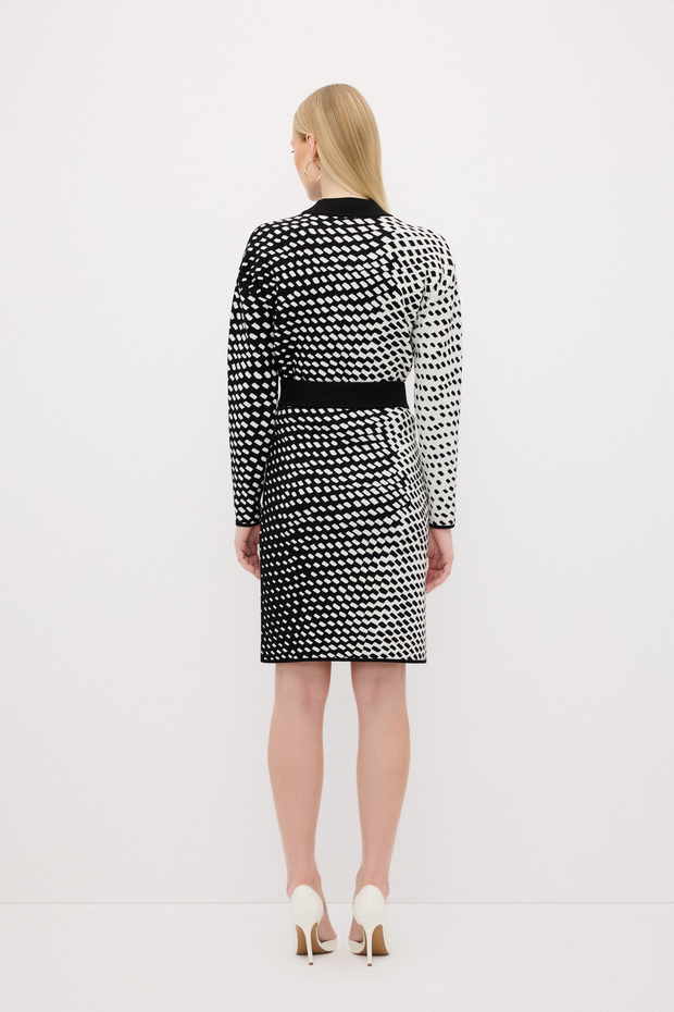 Desenli Triko Etek - 6